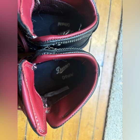 Danner GORE TEX Mountain Pass Arctic Night leather hiking boots vibram ice grip - Picture 12 of 14